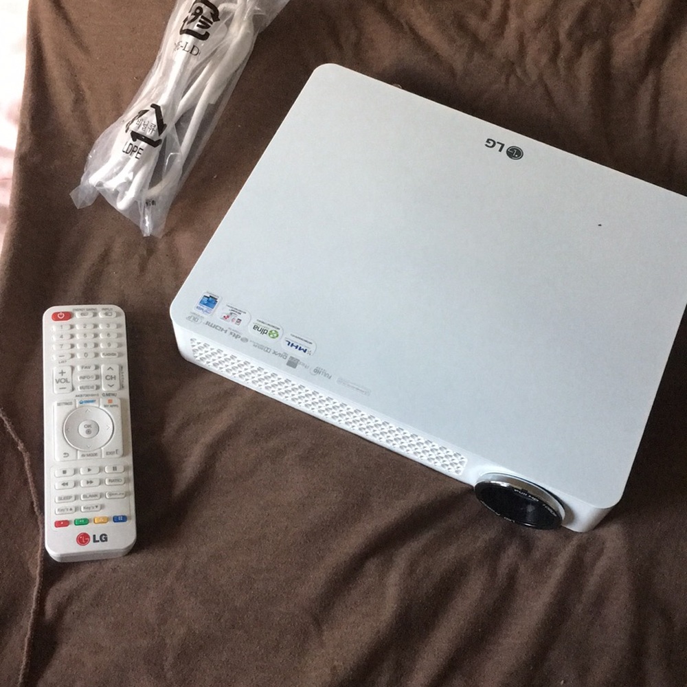 LG PF85U smart projector.